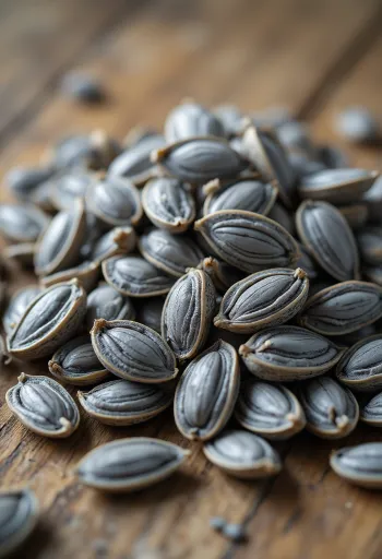 Очищене та неочищене насіння соняшника в мисках