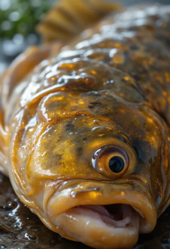 Свіже філе коропа з лимоном, петрушкою, часником та спеціями