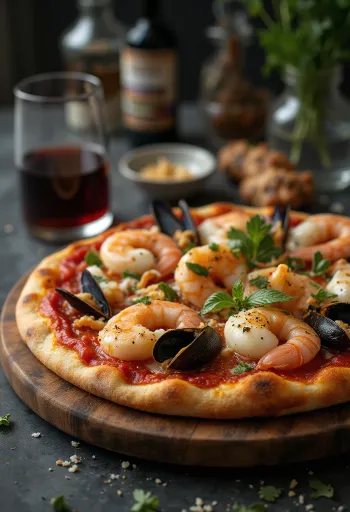 Класична піца Фрутті ді Маре при подачі