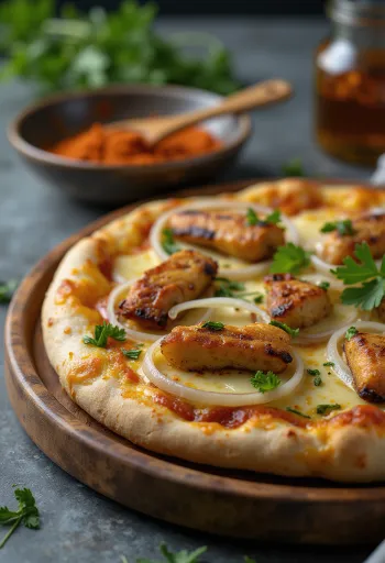 Pizza Ghanaian Style при подачі