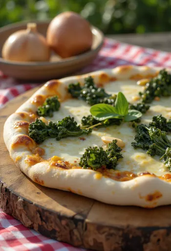 Pizza al Cavolo Nero з кейлом та сиром