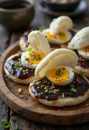 Eggplant Miso Bao зі смаженим баклажаном в глазурі місо