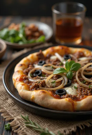 Pizza Libyenne при подачі
