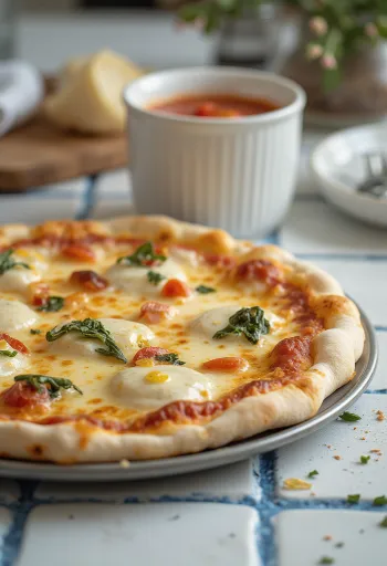 Піца alla Ricotta з рікоттою та сиром