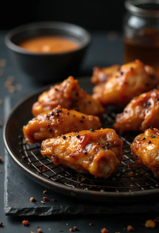 Запечені курячі крильця до хрусткої скоринки