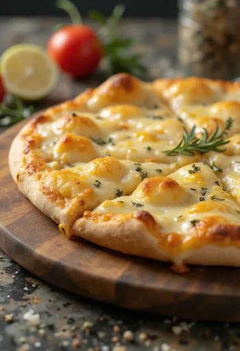Піца Bianca con Parmigiano з пармезаном та моцарелою