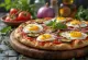 Pizza del Contadino зі смаженими овочами та сиром моцарела
