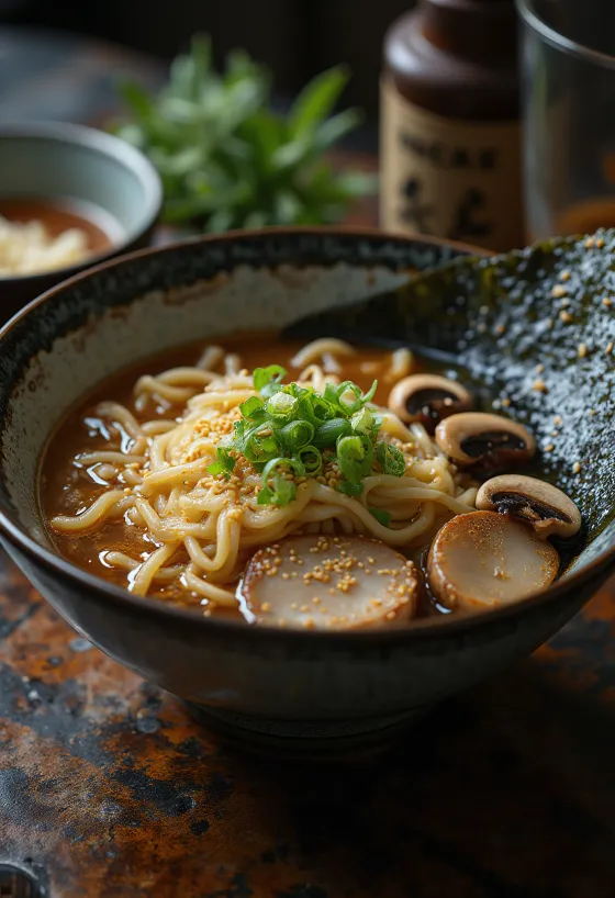 Onomichi ramen з рибним бульйоном і свинячим жиром, м'ясом чашу та яйцем