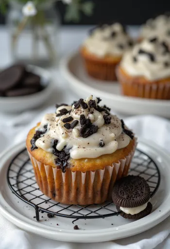 Капкейки з Oreo при подачі
