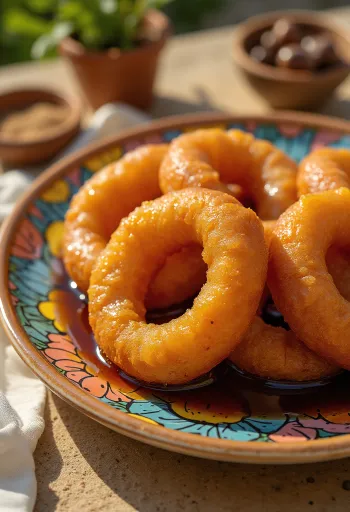 Пікаронес перуанський пончик з батату з мелясою