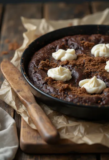 Сирно-шоколадний торт нарізаний шматочками