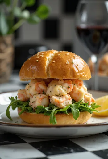 Бургер з Омаром подача