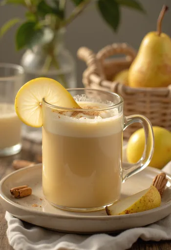 Гарячий сидр з шапкою збитих вершків та корицею
