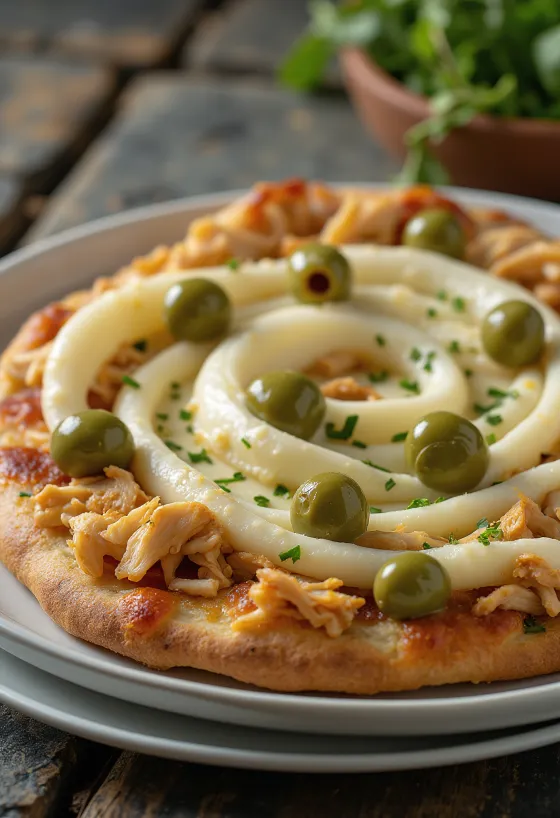 Pizza de Frango com Catupiry з курячим філе та вершковим сиром