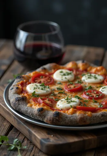Pizza di Grano Arso зі спаленого зерна та італійськими сирами