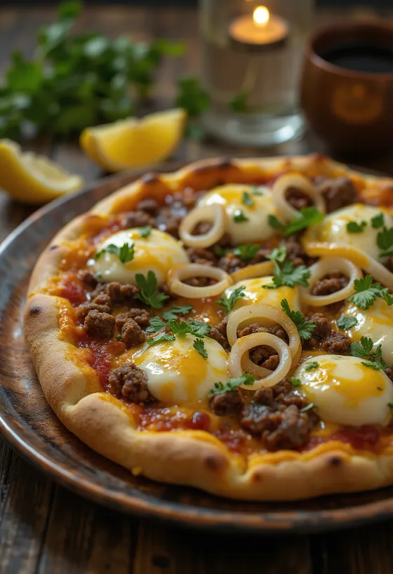 Pizza Egiziana при подачі