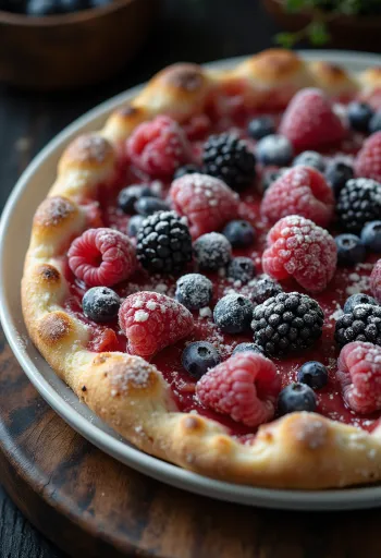 Pizza ai Frutti di Bosco зі свіжими лісовими ягодами