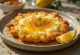 Саганакі, политий медом і посипаний кунжутом, подача